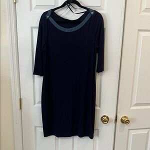 Tommy Hilfiger Dark Blue Long Sleeve Dress